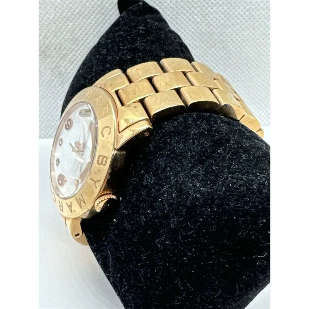 Marc Jacobs MBM3077 Women's Gold Stainless Steel Analog Dial Quartz Watch JNA531